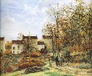 Camille Pissarro Walking in the countryside oil painting on canvas